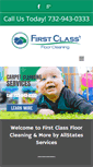 Mobile Screenshot of firstclassfloorcleaning.com